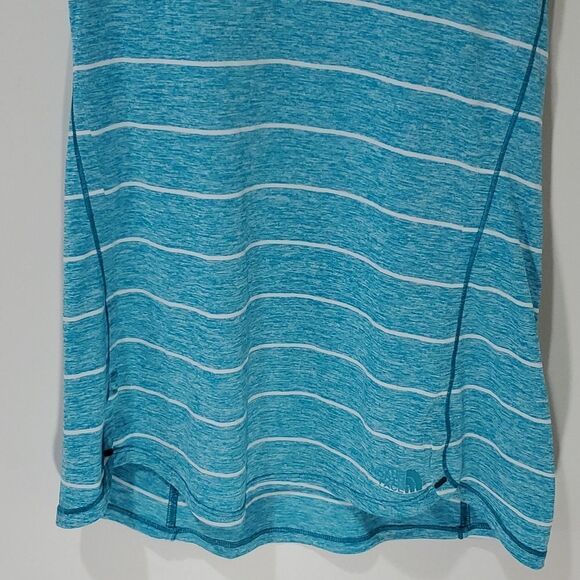 The North Face mountain Athletics blue striped tank top - Picture 3 of 7